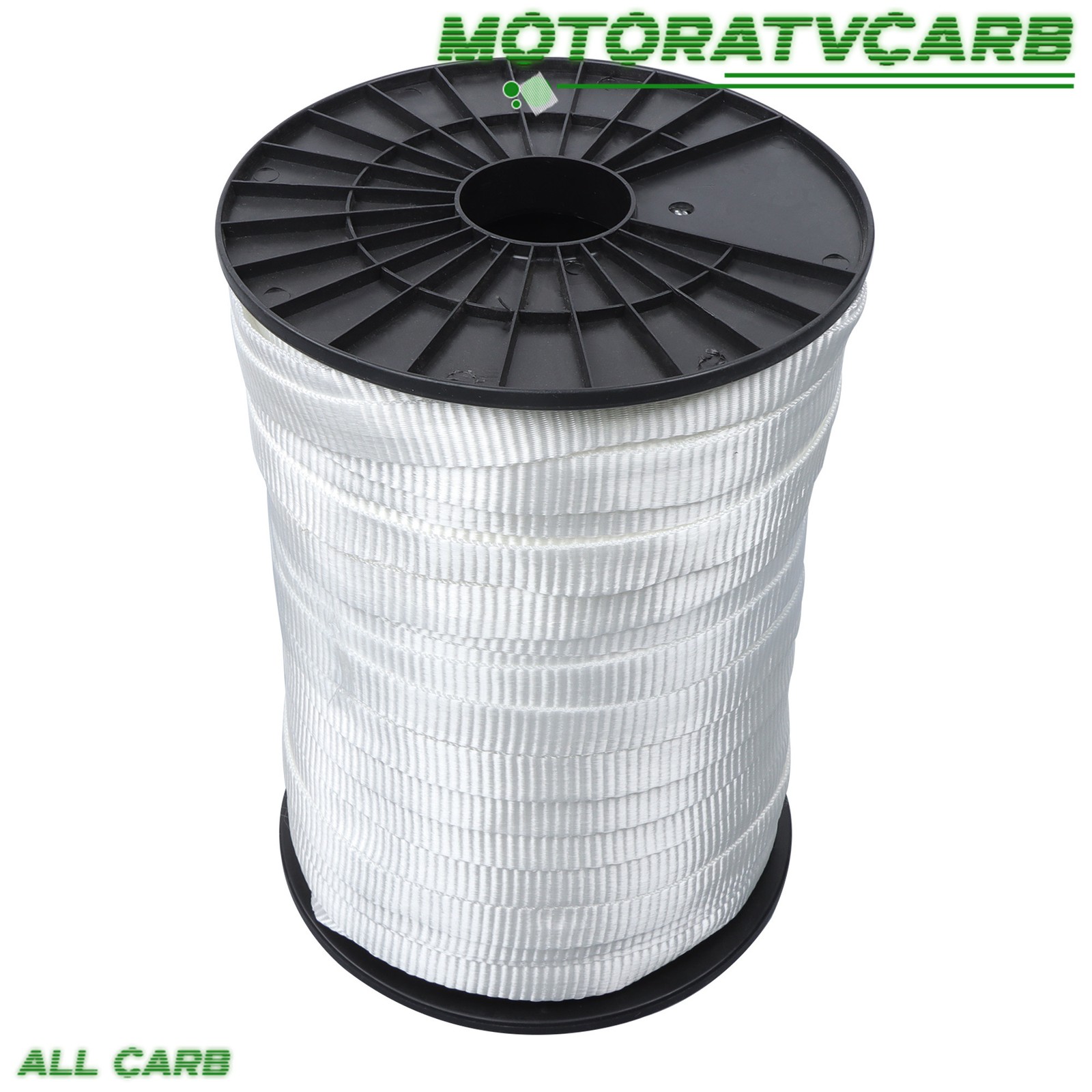 ALL-CARB Polyester Pull Tape Webbing Mule Tape Flat Rope 3/4in × 528 Feet