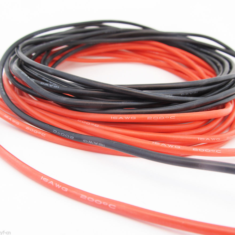 10M/33ft 16AWG Flexible Soft Silicone Wire Tin Copper RC Electronic Cable R+B