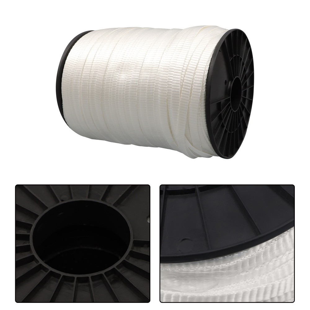 Polyester Pull Tape 5/8″ x 1000′ Mule Tape Flat Rope 1800 lbf Tensile Capacity