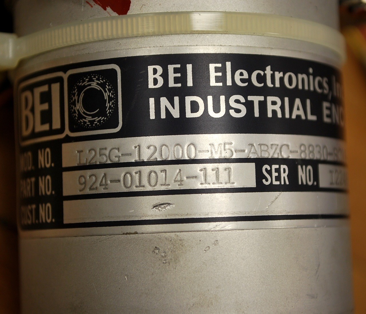 BEI Model # L25G-12.000-M5-ABZC-8830-SC18-S Encoder – USED