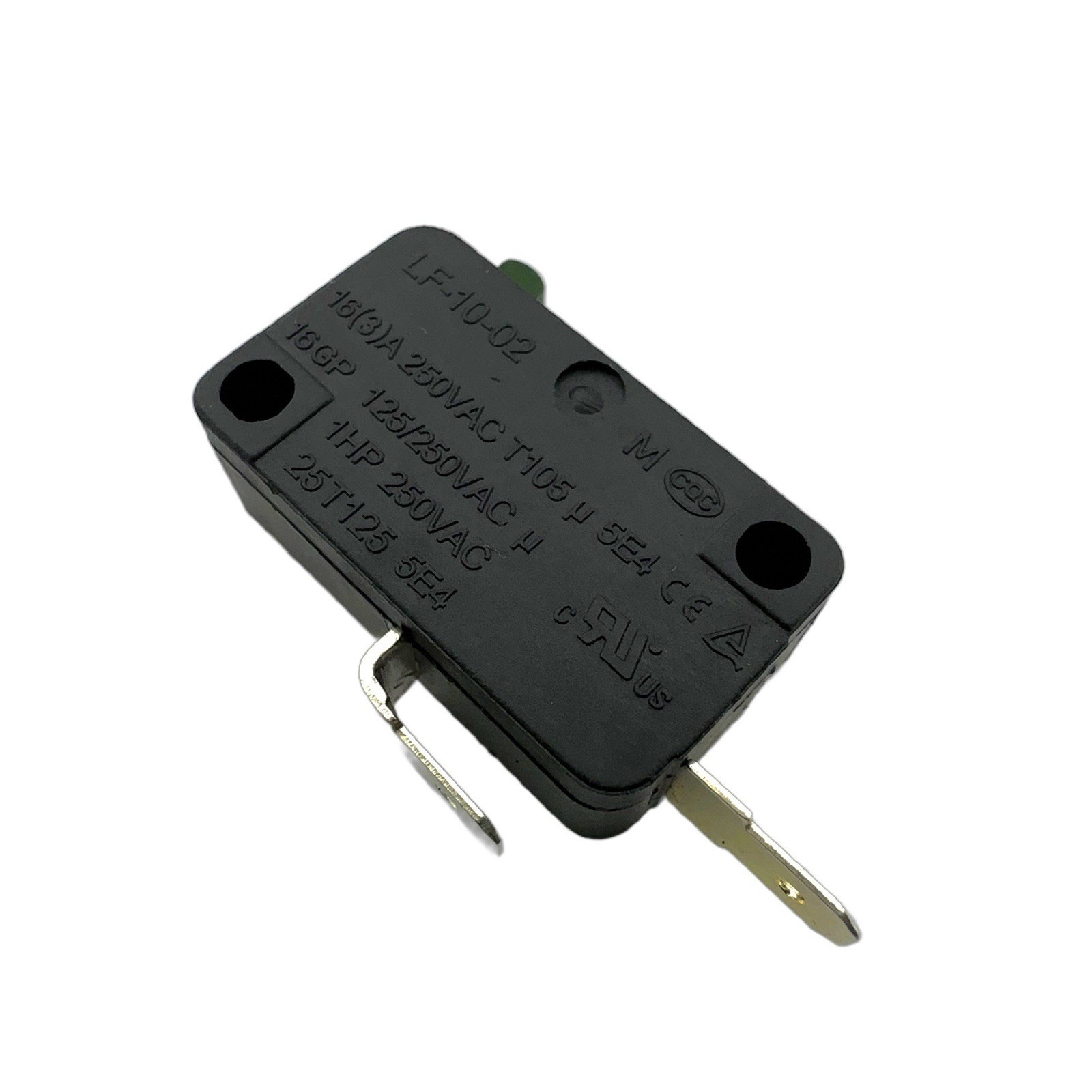 YUYANG LF-10-02 Green 2-Pin Micro Limit Switch 16A 125/250VAC Normally Open