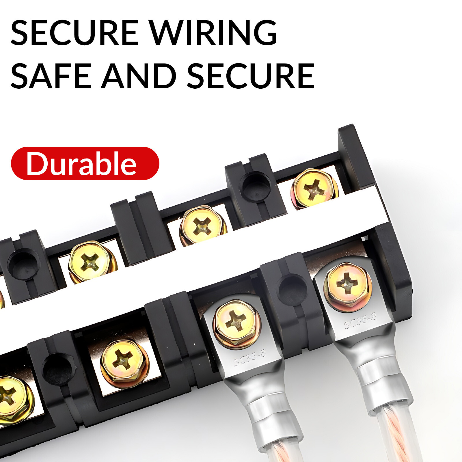 Battery Copper Crimp Terminals Cable Lug Eyelet Wire Ring Connector 6MM² – 95MM²