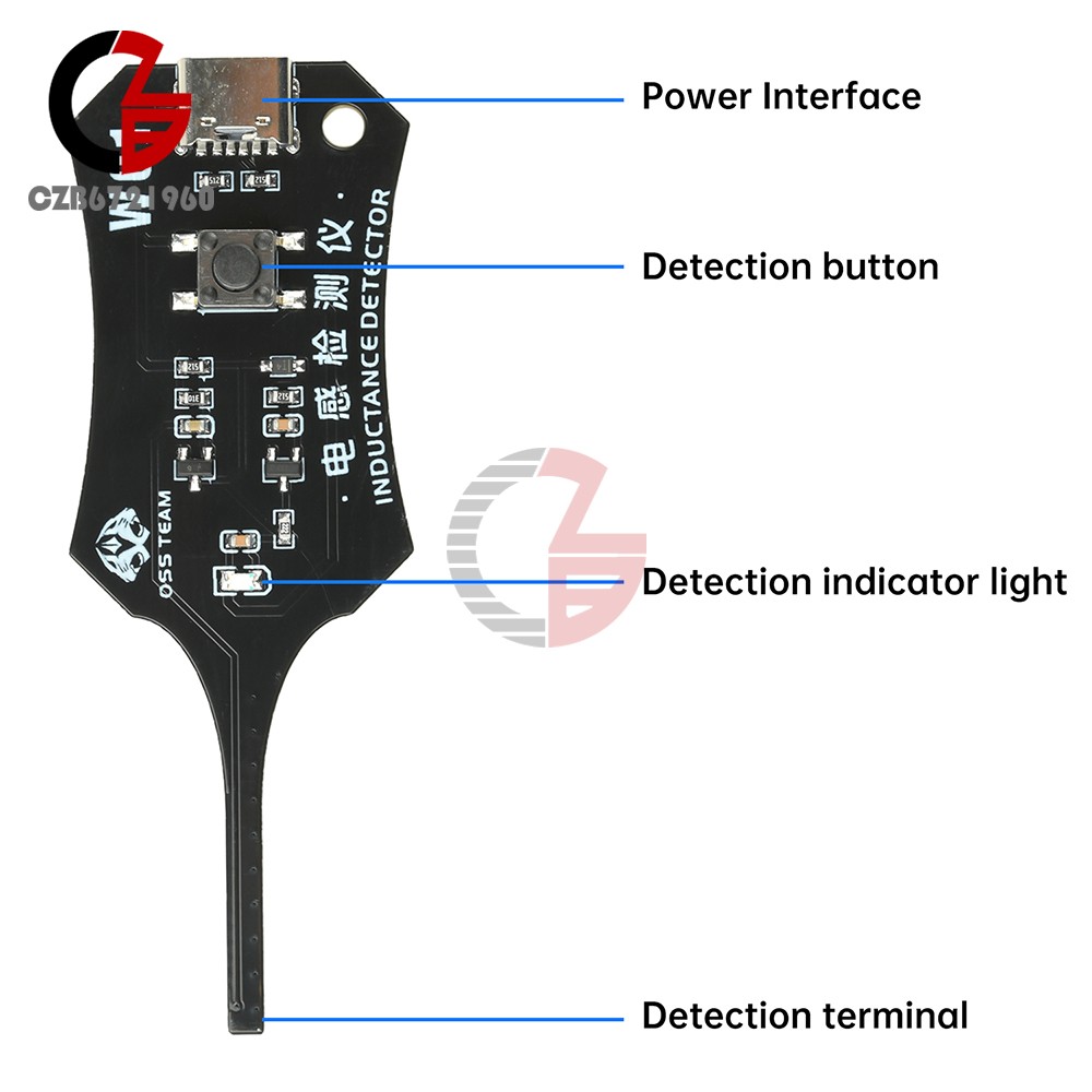 5x Inductance Tester Motherboard Coil Inductance Detector PC Rapid Fault Detect