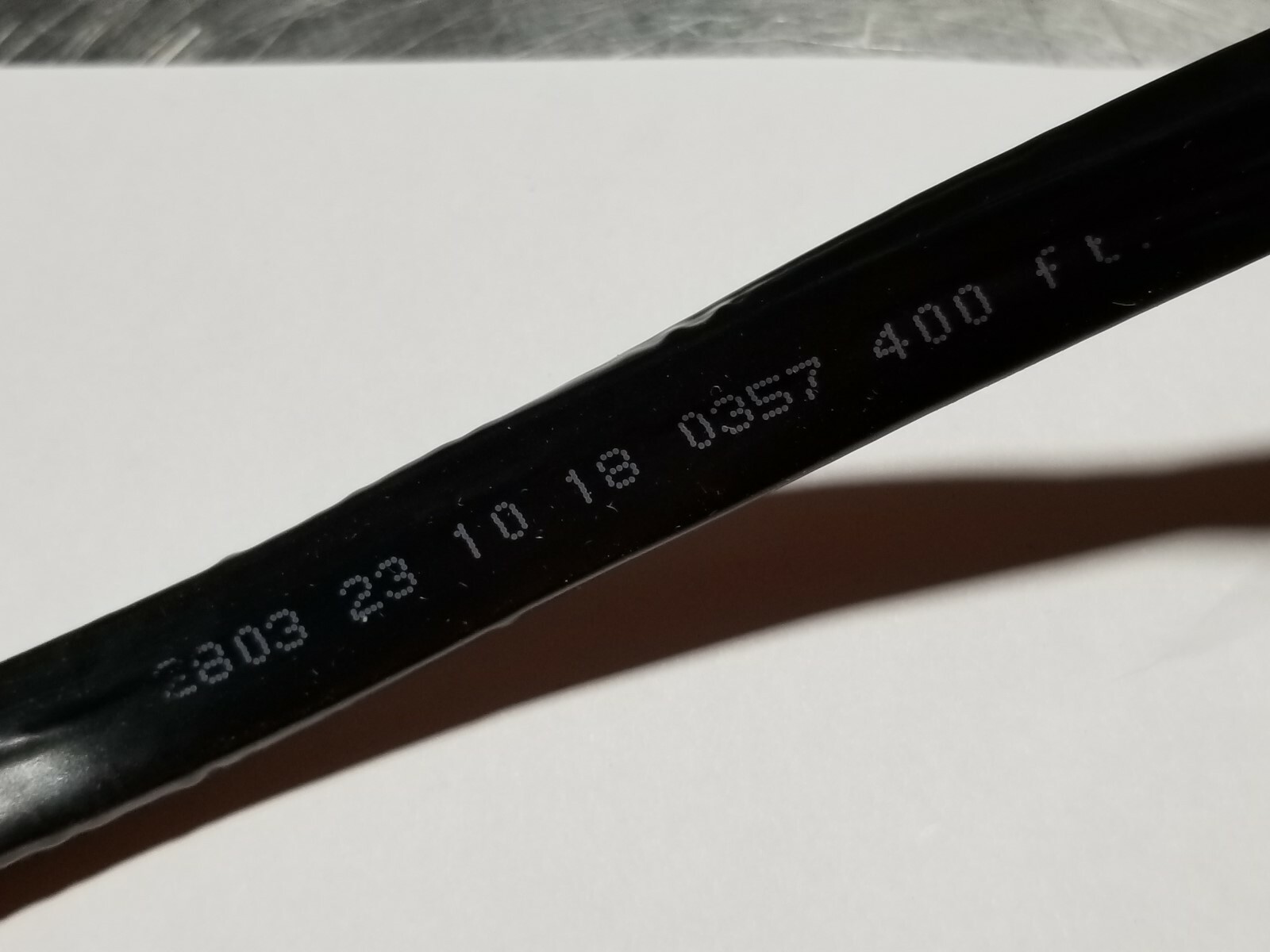 General Cable 2090018 22/6P NM Support Telephone Service Drop Wire ASW Blk/50ft