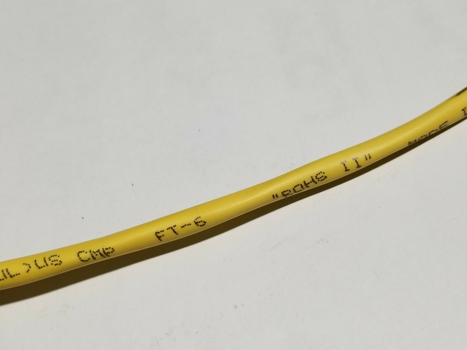 Lake Cable 22/1P Low Cap Shielded ARC 156 Automated Logic Control Yellow /50ft