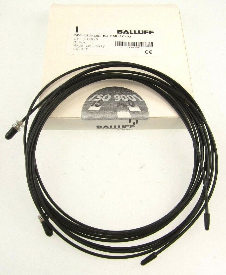 NEW Balluff BFO D22-LAH-KB-EAK-10-02 Fiber Optics Cable