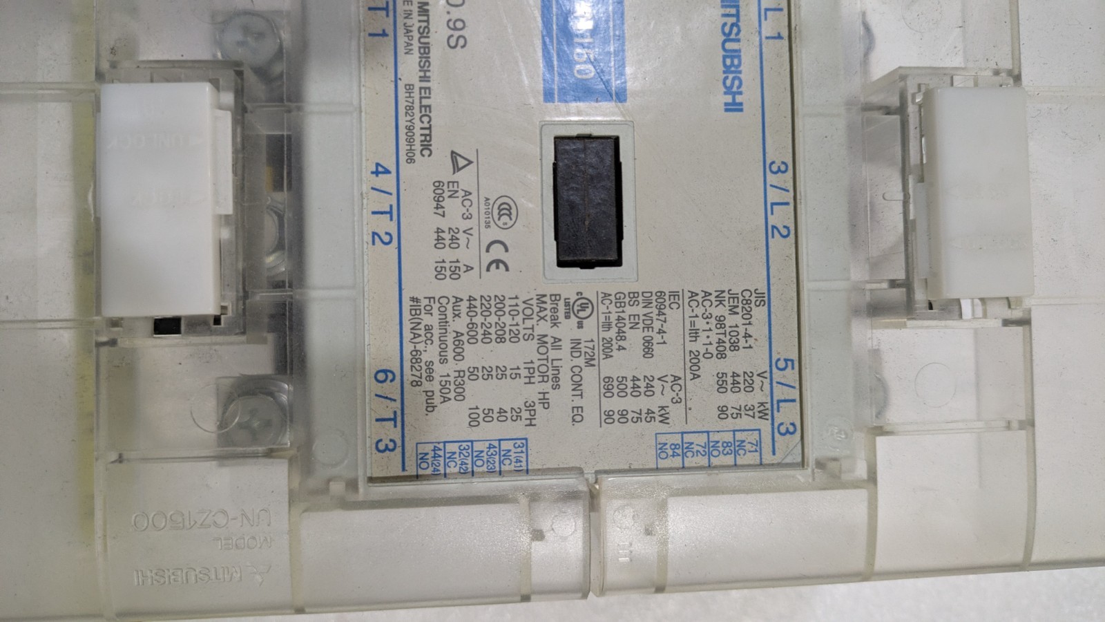 MITSUBISHI ELECTRIC S-N150 110 VAC