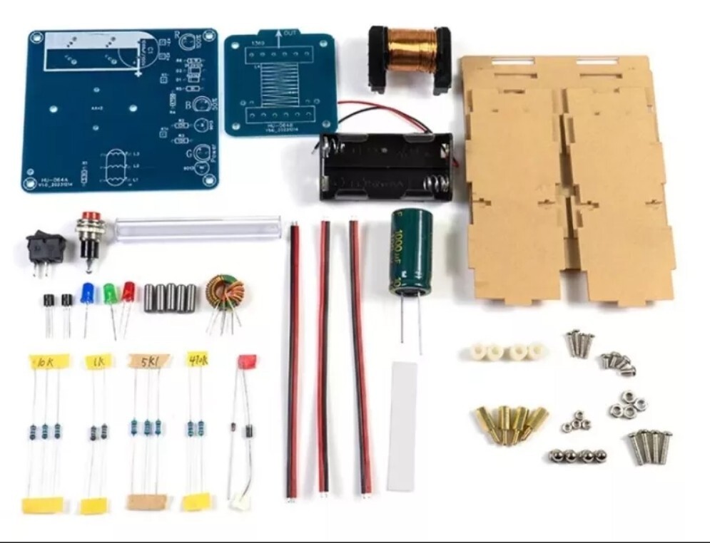 Mini DIY Shooting Game Toy Electric Magnetic Transmitter Kit Soldering Practice