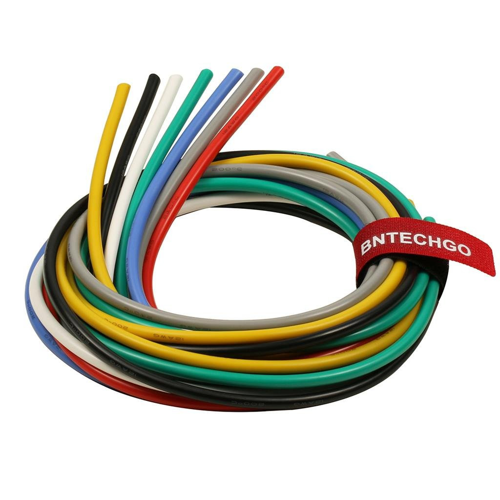 12 Gauge Silicone Wire Kit 6 Color Each 10 Ft Flexible 12 AWG Stranded Tinned Co