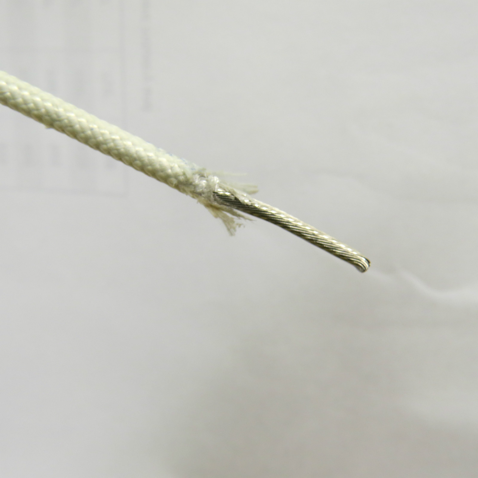 Omni Cable #14 for high temp applications, white, by the foot