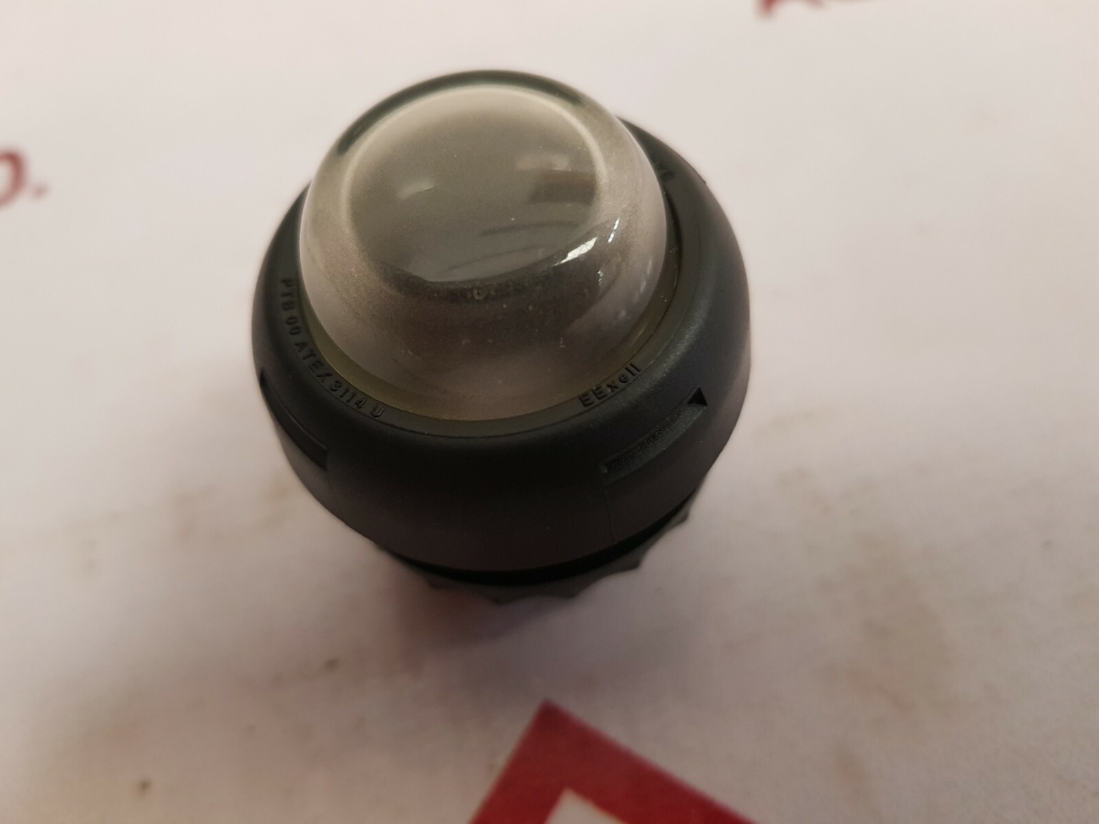 Lot of 3X Bartec ptb 00 atex 3114 u white lamp lens
