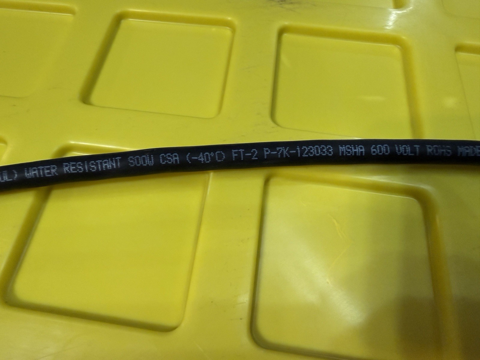 Carol 3/C 18 AWG P-7K-123033 Power Cord Approx. 7.5’ Long