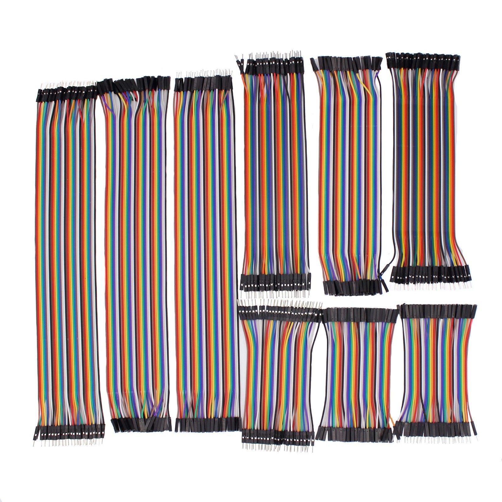 360-Pc Multicolor Jumper Wires Kit – 30/20/10cm Dupont Cables for Arduino & Rasp