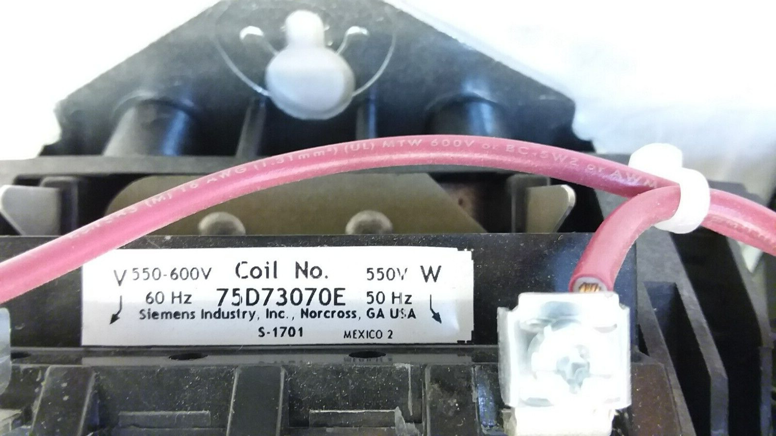 SIEMENS 43FP32AF CONTACTOR-REV OPEN 110/120VAC 50/60HZ 45AMP MAX SIZE 2 NNB