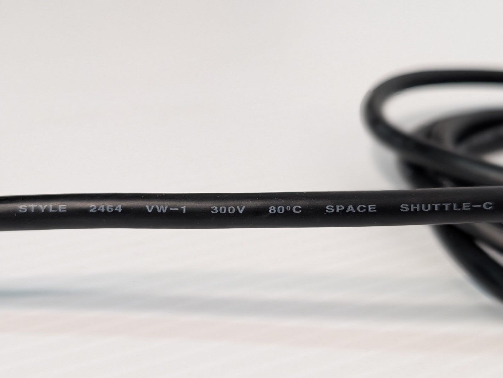 AWM E101344 Style 2464 Space Shuttle-C Cable VW-1 300V, 9 PIN Male & Female Ends