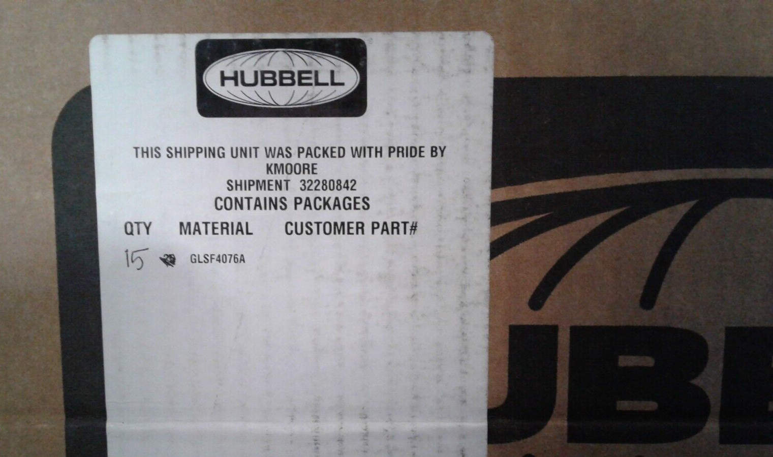 Lot of 15 Hubbell Fargo GLSF-4076A Automatic Splice Full Tension ASCR – New