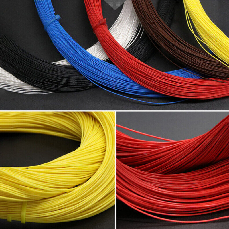 30AWG PTFE Silver Plated Copper Cable Wire Flexible Stranded Wire 300V For Audio
