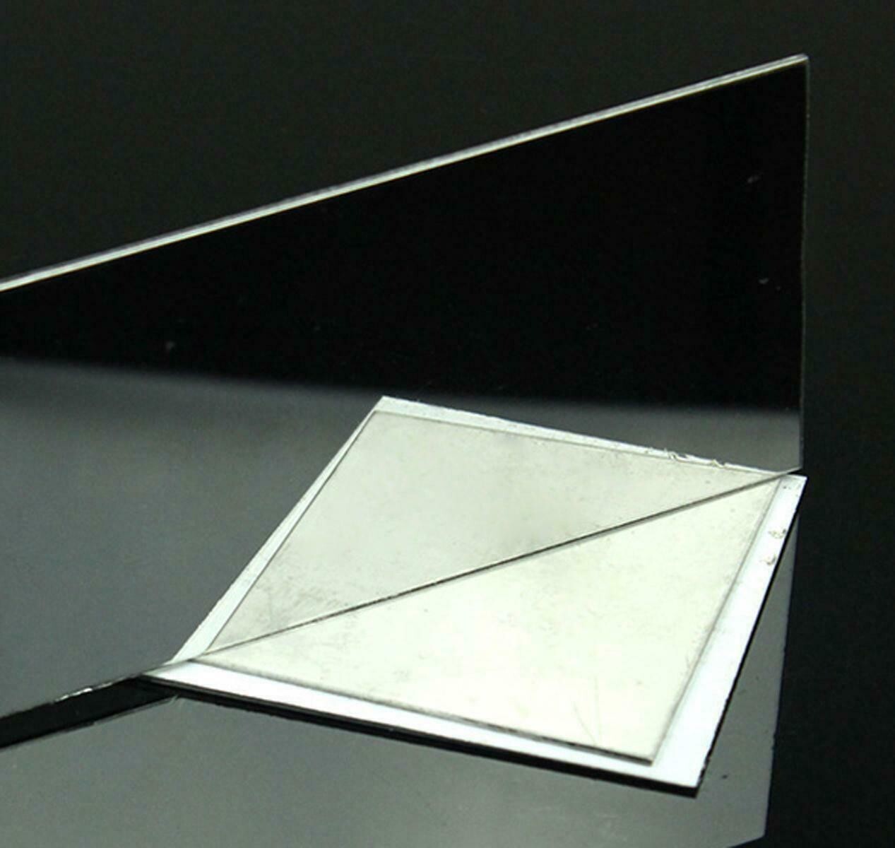 10pcs 7075 Aluminum Al Alloy Shiny Polished Plate Sheet 1mm * 100mm * 100mm # YG