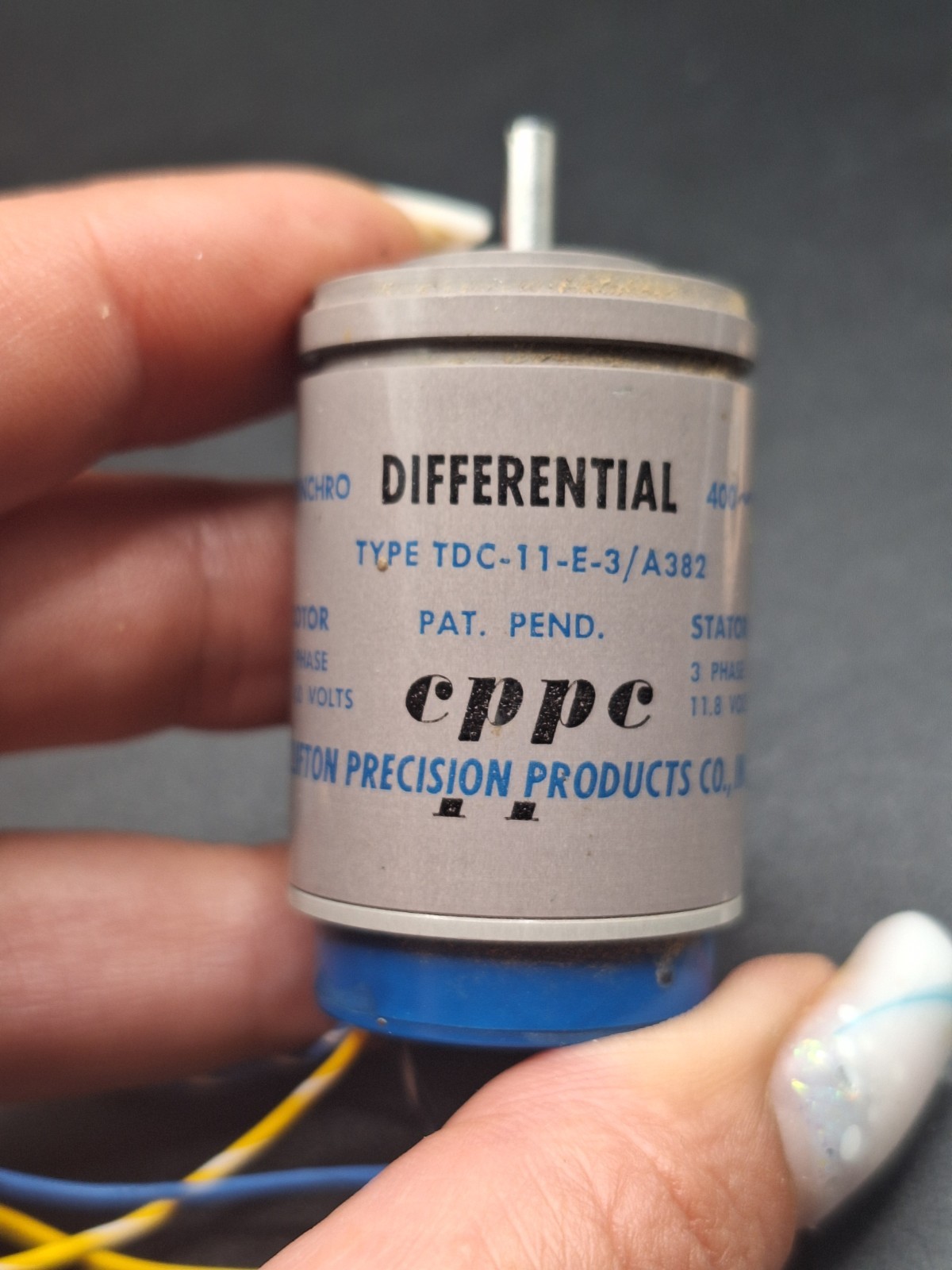 Clifton Synchro Differential Resolver Transmitter Motor Type TDC-11-E-3 /A382