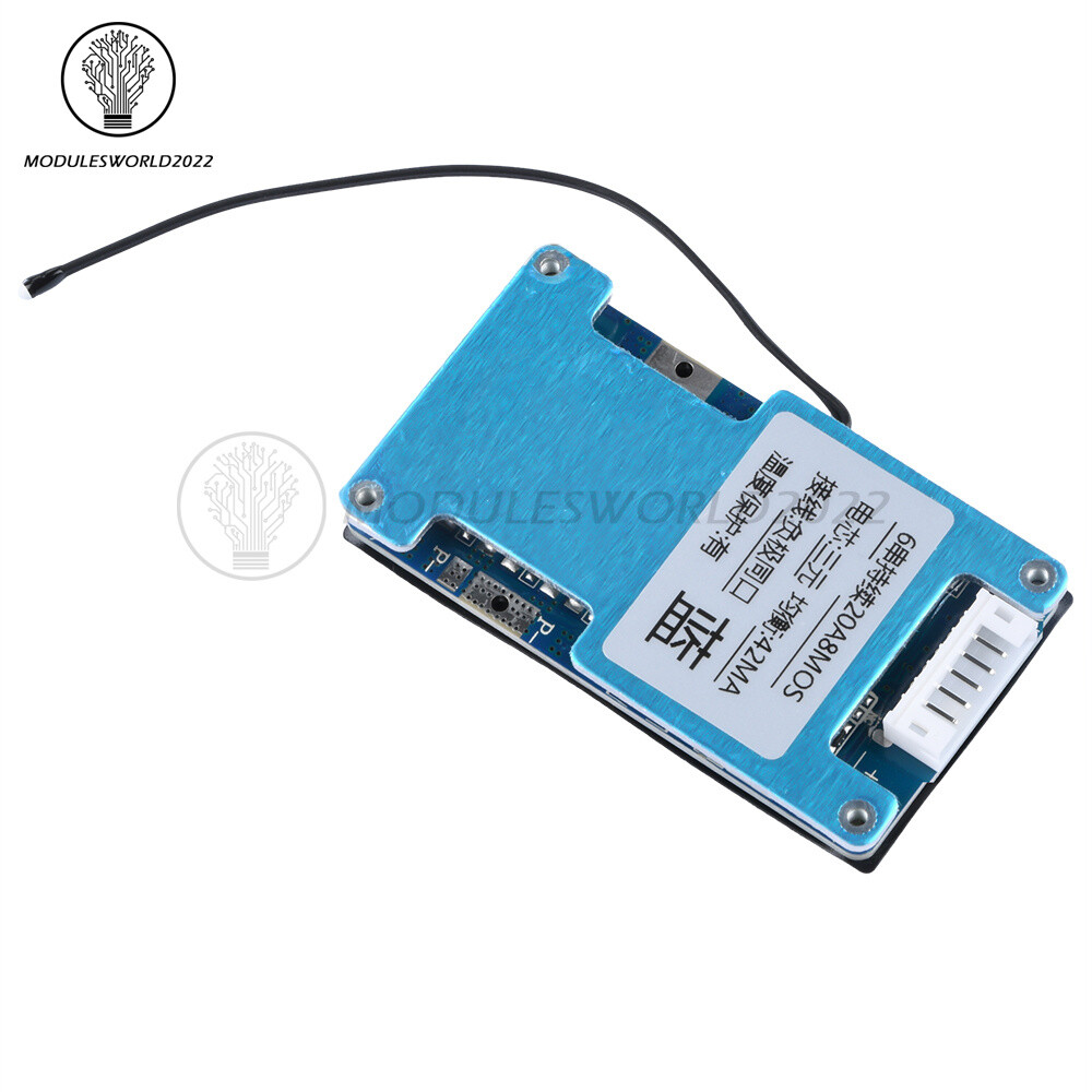 6S 15A 20A 25A Li-ion Battery Charge Protection Board Balanced Temp Protection