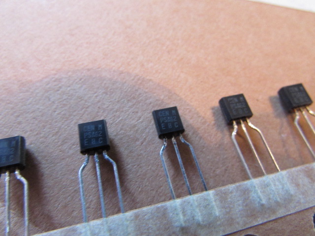MPSA62 Central Semi Darlington PNP 20V 500mA 3-Pin TO-92 Rohs Pb Free, 25 pieces