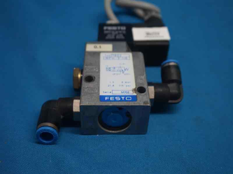 Festo 7802 MFH-3-1/8 MFH318 Solenoid Valve w/ MSFG-24/42-50/60