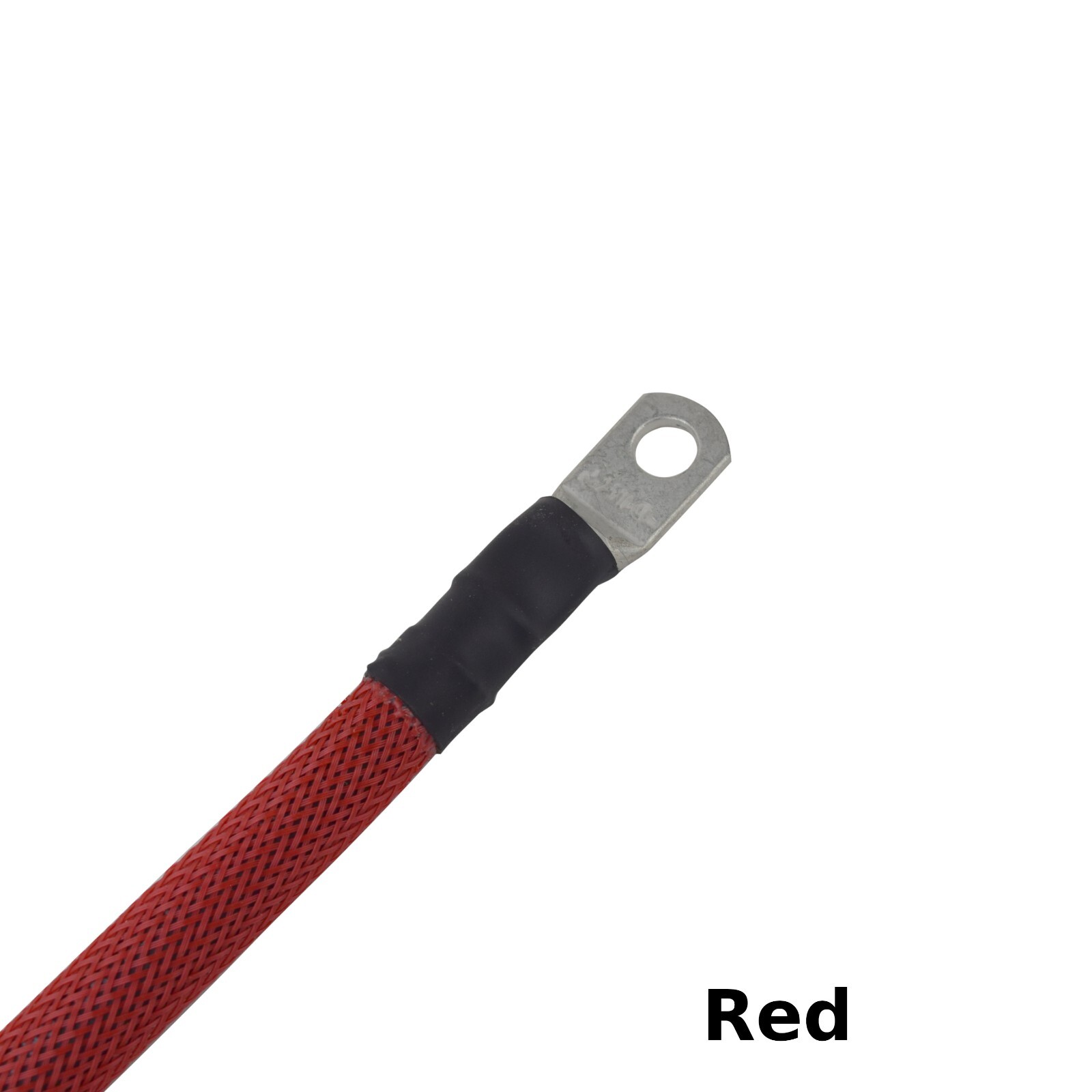 2 AWG Gauge Custom Battery Cable Copper Braided (Red)