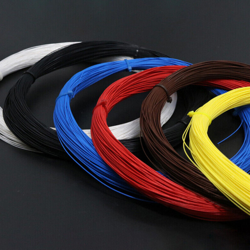 30AWG PTFE Silver Plated Copper Cable Wire Flexible Stranded Wire 300V For Audio