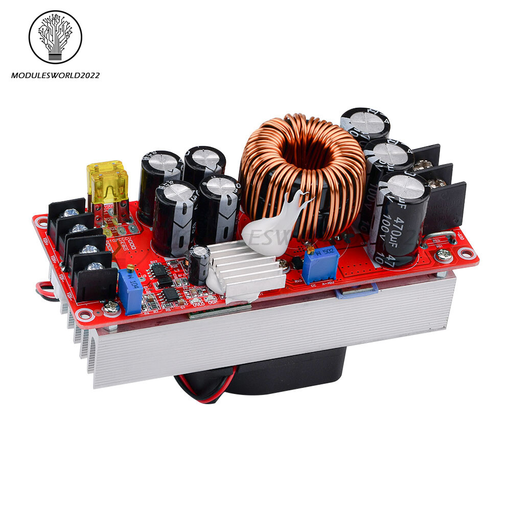 1200W 20A/1500W 30A/1800W 40A DC-DC Converter Boost Step up Power Supply Module
