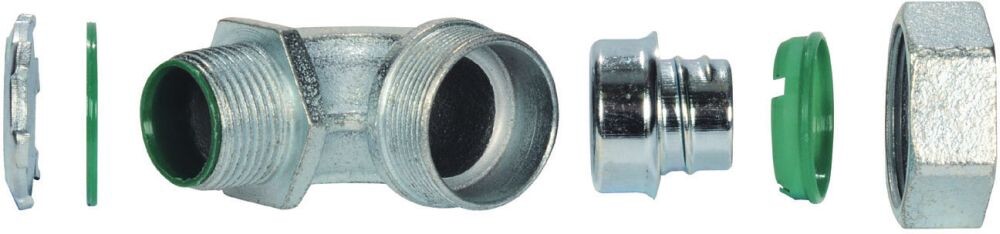 SEPCO SLT40T, 2″ Hub, Iron, Insulated, 90D, Liquid Tight Connector, 1pc