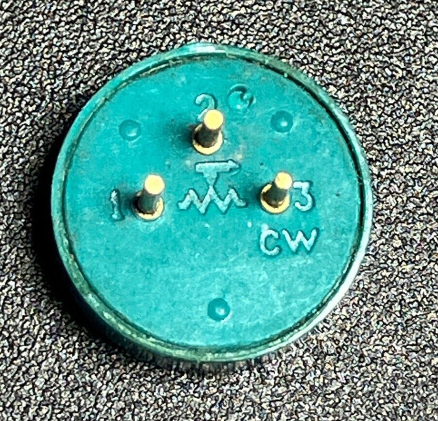 12pcs-Weston Trim Pot, 100 ohm, Single-Turn, Smooth, PC-mount, accurate! -RARE