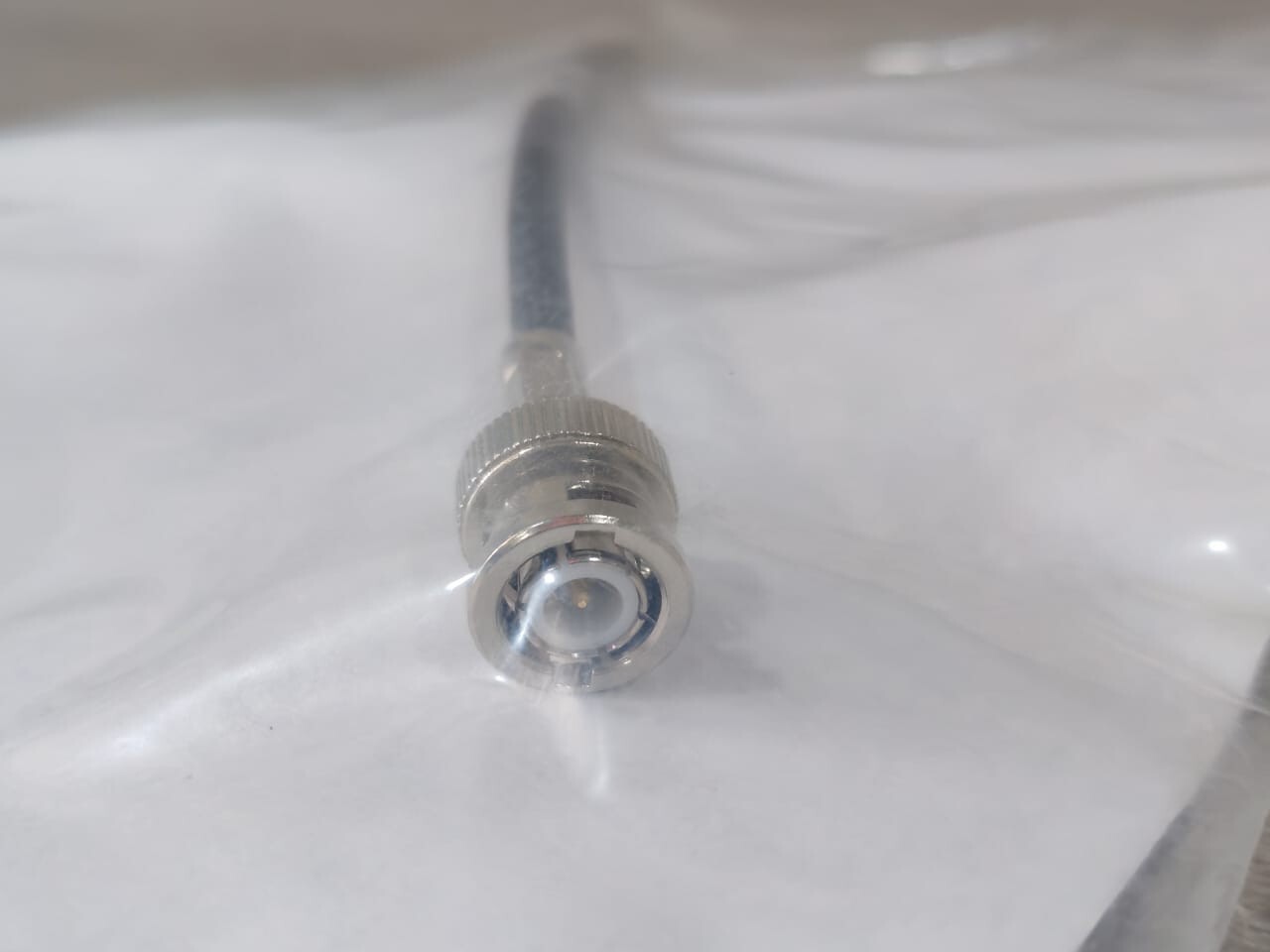LOT 2 PCS SEL C953 BNC CONNECTOR RG 58A/U 0.5000 FEET