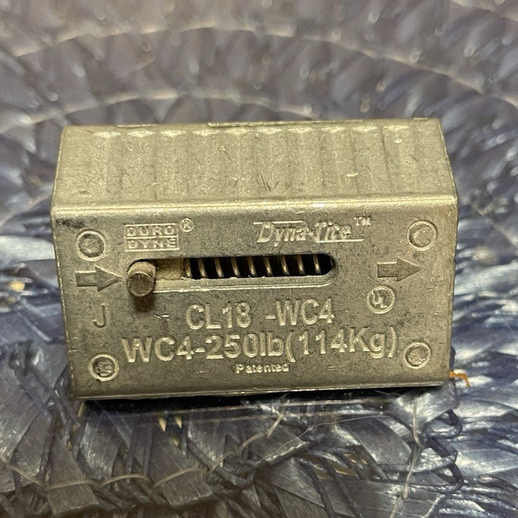 Duro Dyne CL18-WC4 Cable Lock WC4-250lb (114Kg) QUANTITY OF 12