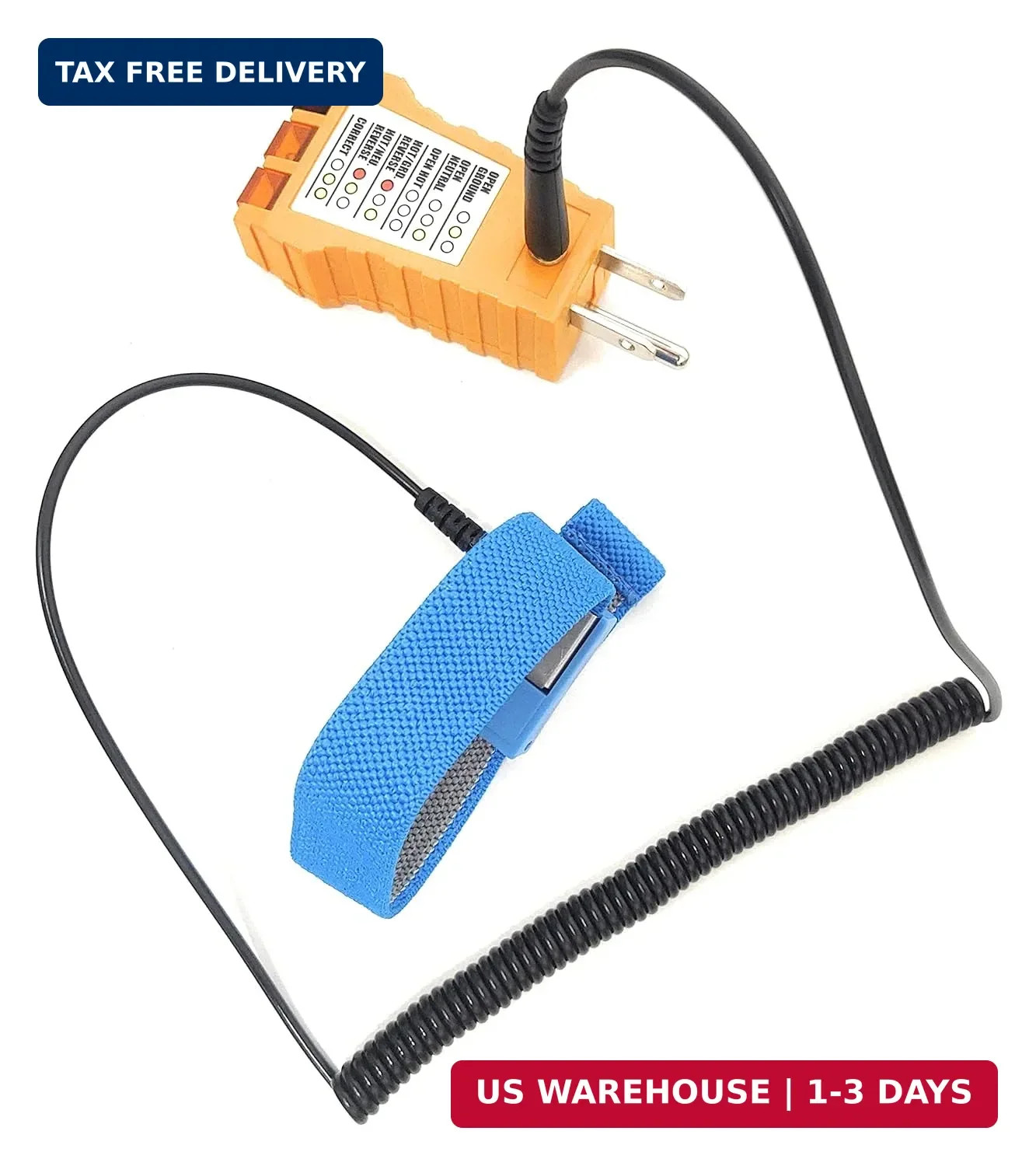 Ohm-Stat SP-102 – Electrical Ground Checker with Wrist Strap