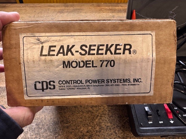 LD770 Leak-Seeker Control Power Systems Inc. Halogen Leak Detector