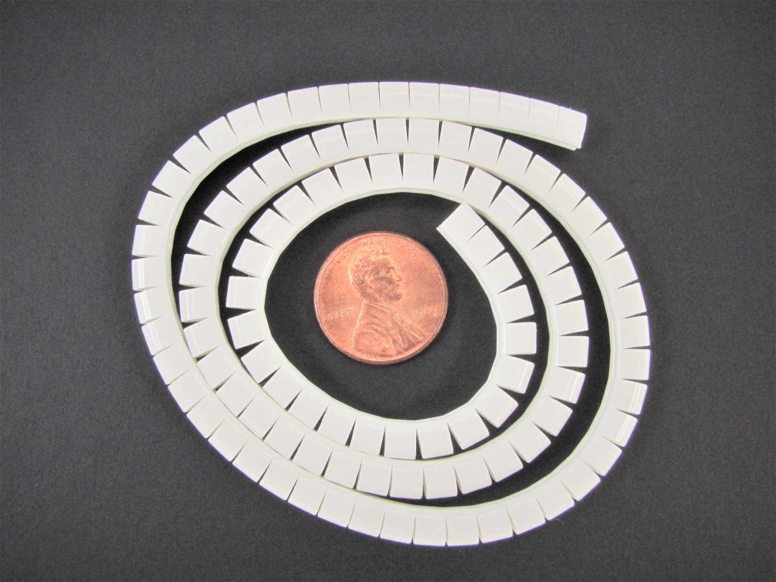 (100x) Wieland Size 4 Symbol +, Slip On Wire Marker, .110″ to .170″ OD Z Type
