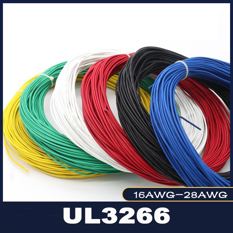 UL3266 PE Insulated Cable Halogen-free Wire 30 28 24 22 20 18 16 AWG Multicolor