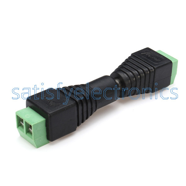 10Pairs Male Female 2.1×5.5mm DC Power Plug Jack Adapter Connector for CCTV