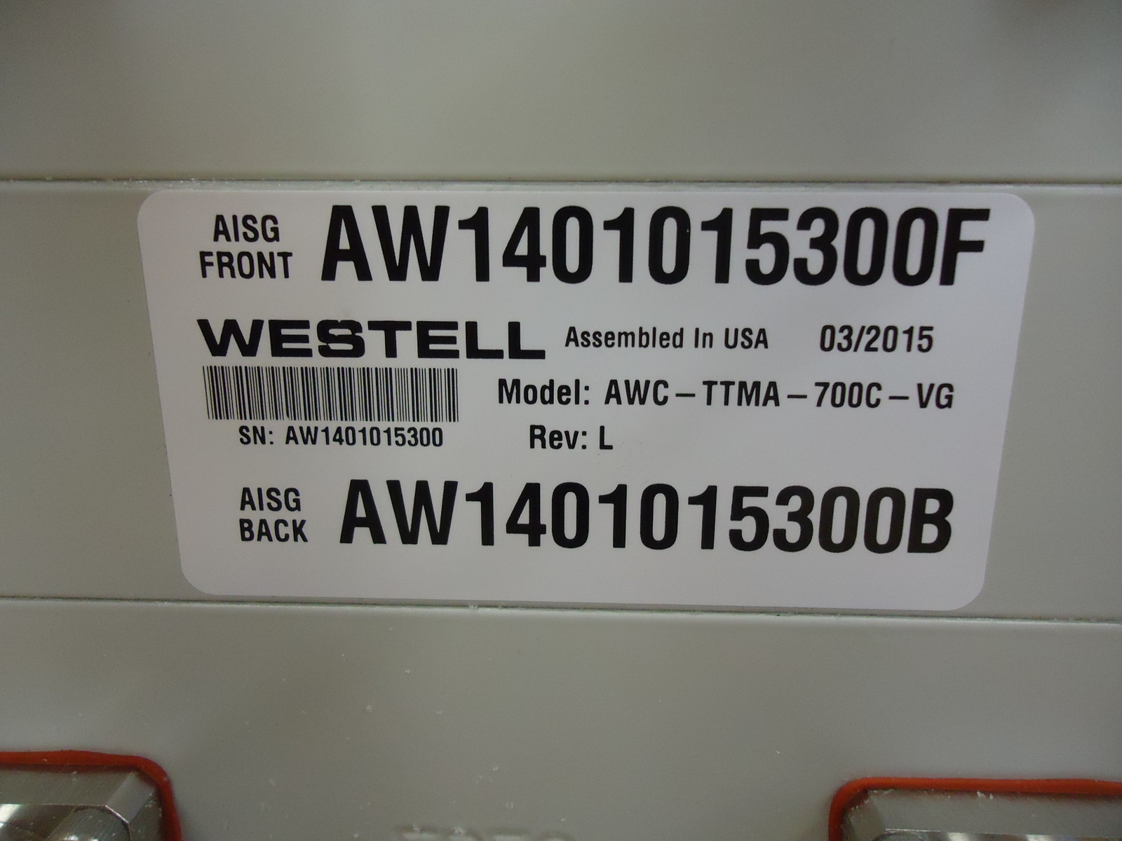 AWC-TTMA-700C-VG WESTELL TWIN VARIABLE GAIN 700 MHZ UPPER-C TMA BRAND NEW!
