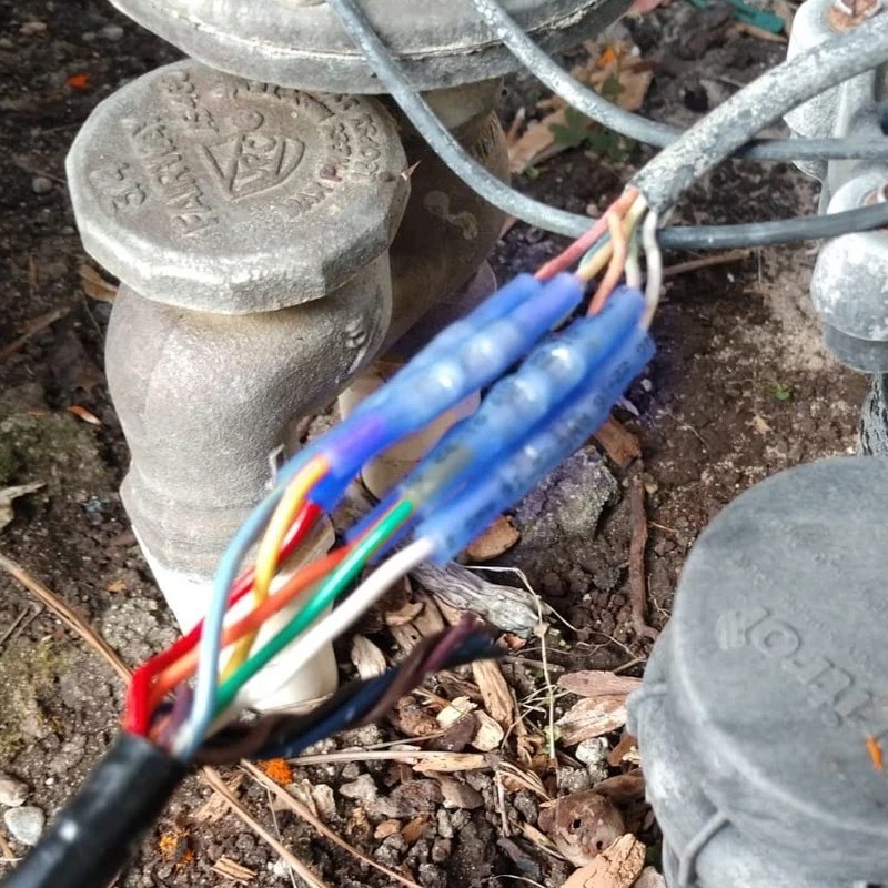 200PC 16-14AWG Heat Shrink Butt Wire Splice Crimp Terminal Blue Connectors