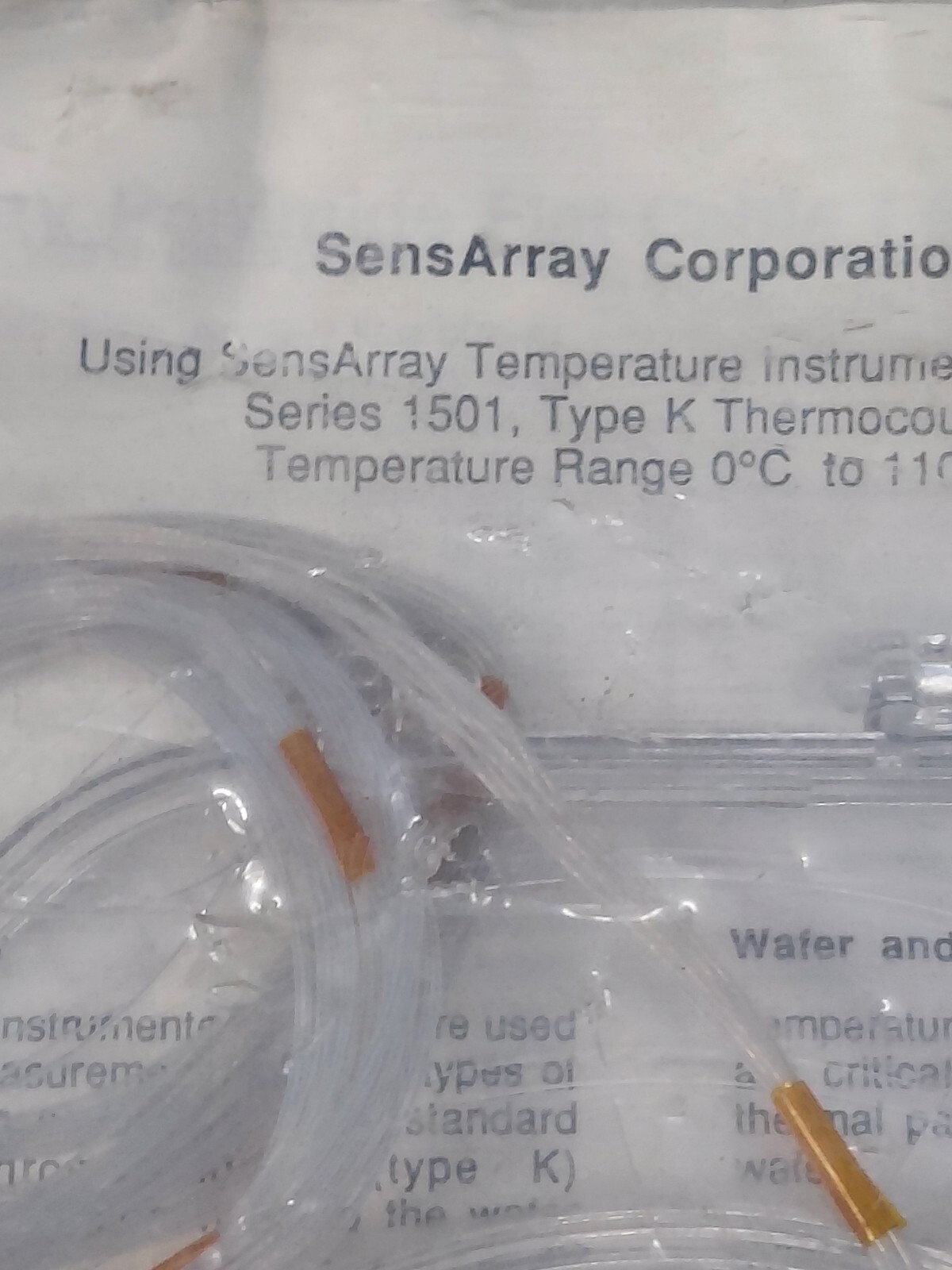 SensArray Series 1501, Type K AND Thermocouples NEW SHIELD BAG MAKE OFFER MIA