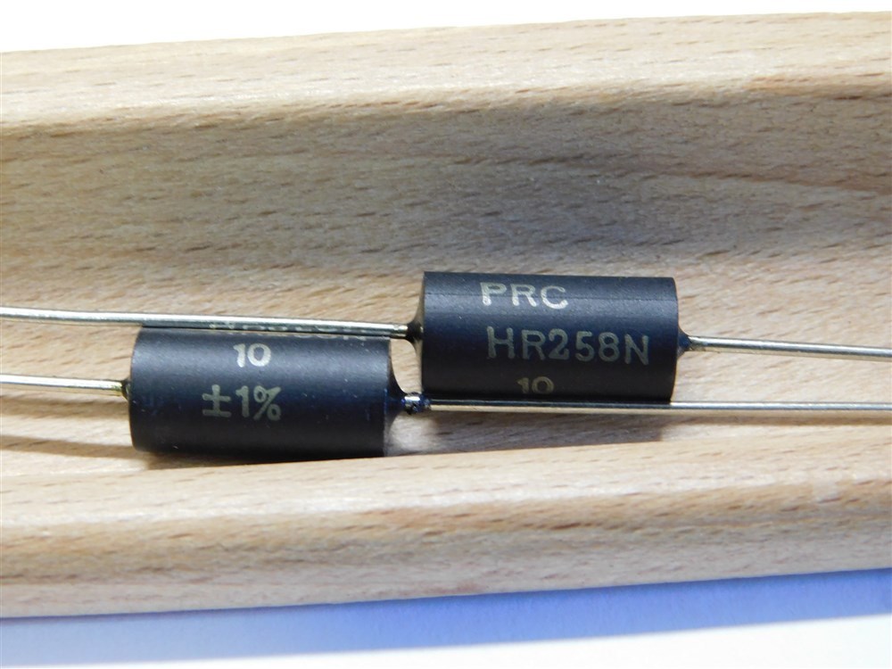10 Precision Resistor HR258N 10 Ohm .33W 1% Ultra Precision Wirewound Resistors