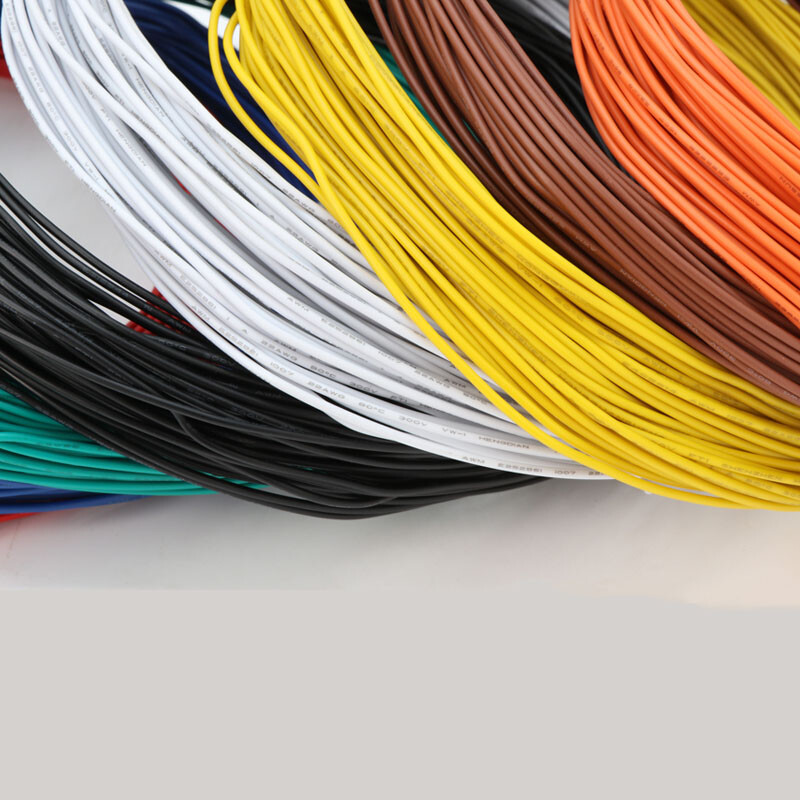 1007 Single Strand Single Core Electronic Wire 18/20/22/24/26/30AWG Multicolour