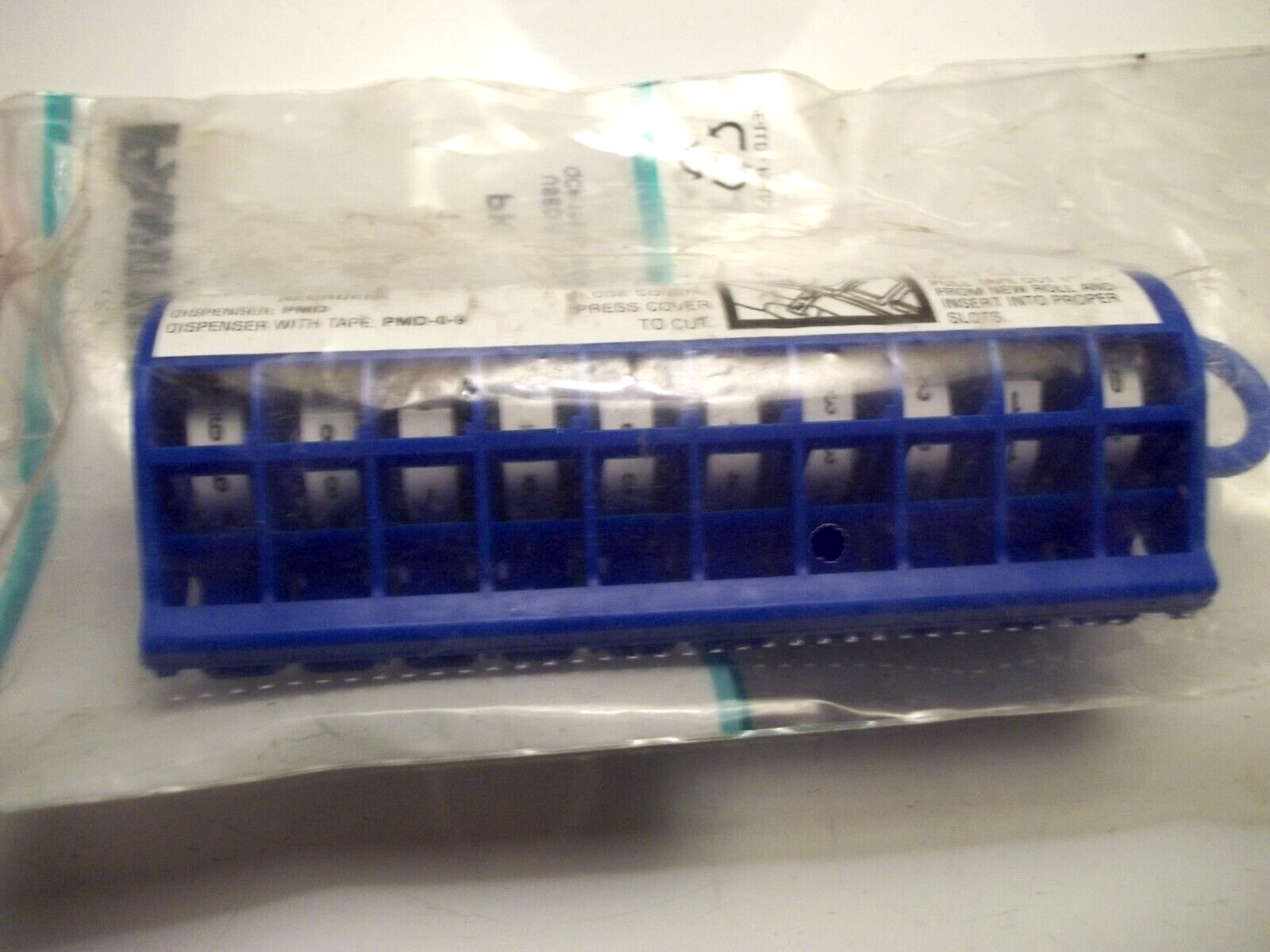 Panduit PMD-0-9 STRONGHOLD PRE-PRINTED MARKER TAPE DISPENSER ONE ROLL EACH REEL
