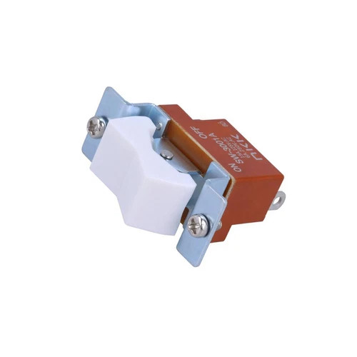 1pc NKK SWITCHES OF AMERICA SW3001A Rocker Switch, SPST, ON-NONE-OFF, White