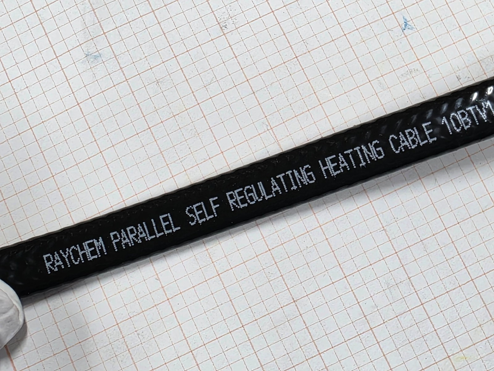 nVent Raychem 10BTV1-CT BTV Self-Regulating Heating Cable 10 Watts/Ft 120V /1ft