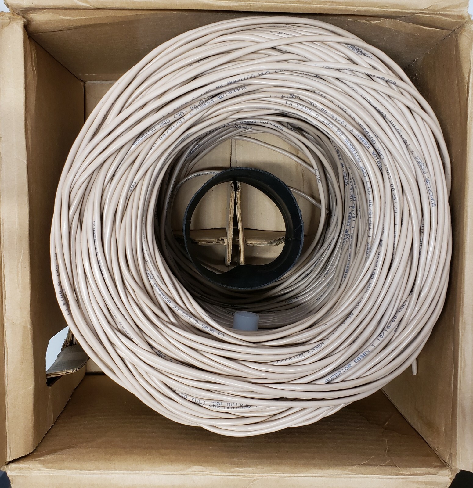 Superior Essex-24-4P Station Wire-10 Cmx-1,000FT-Sol Bc I/O Grade-Sol Bc PE/PVC