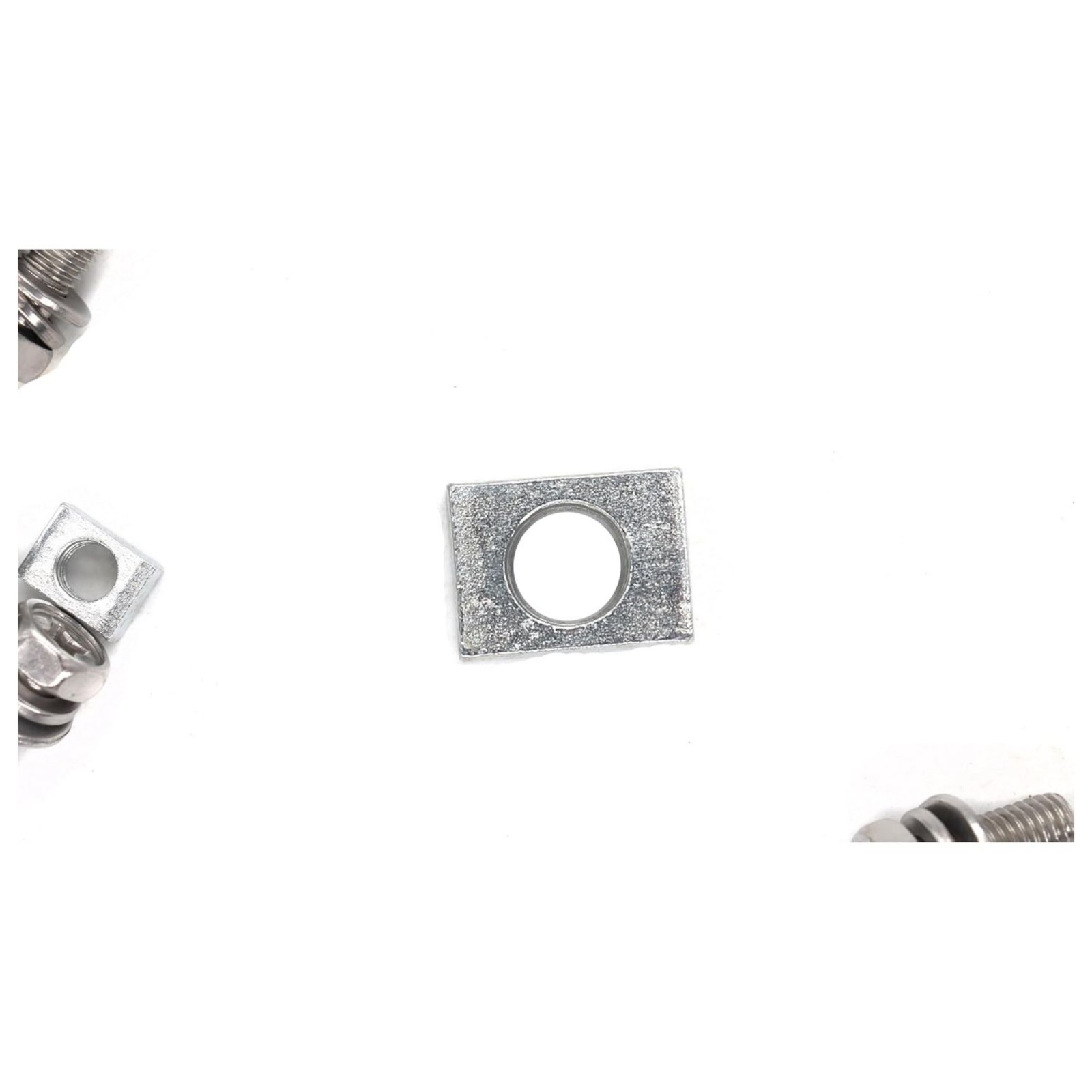 6-Pack Motorcycle Battery Terminal M6 x16mm Square Nut Kit Stainless Steel 304