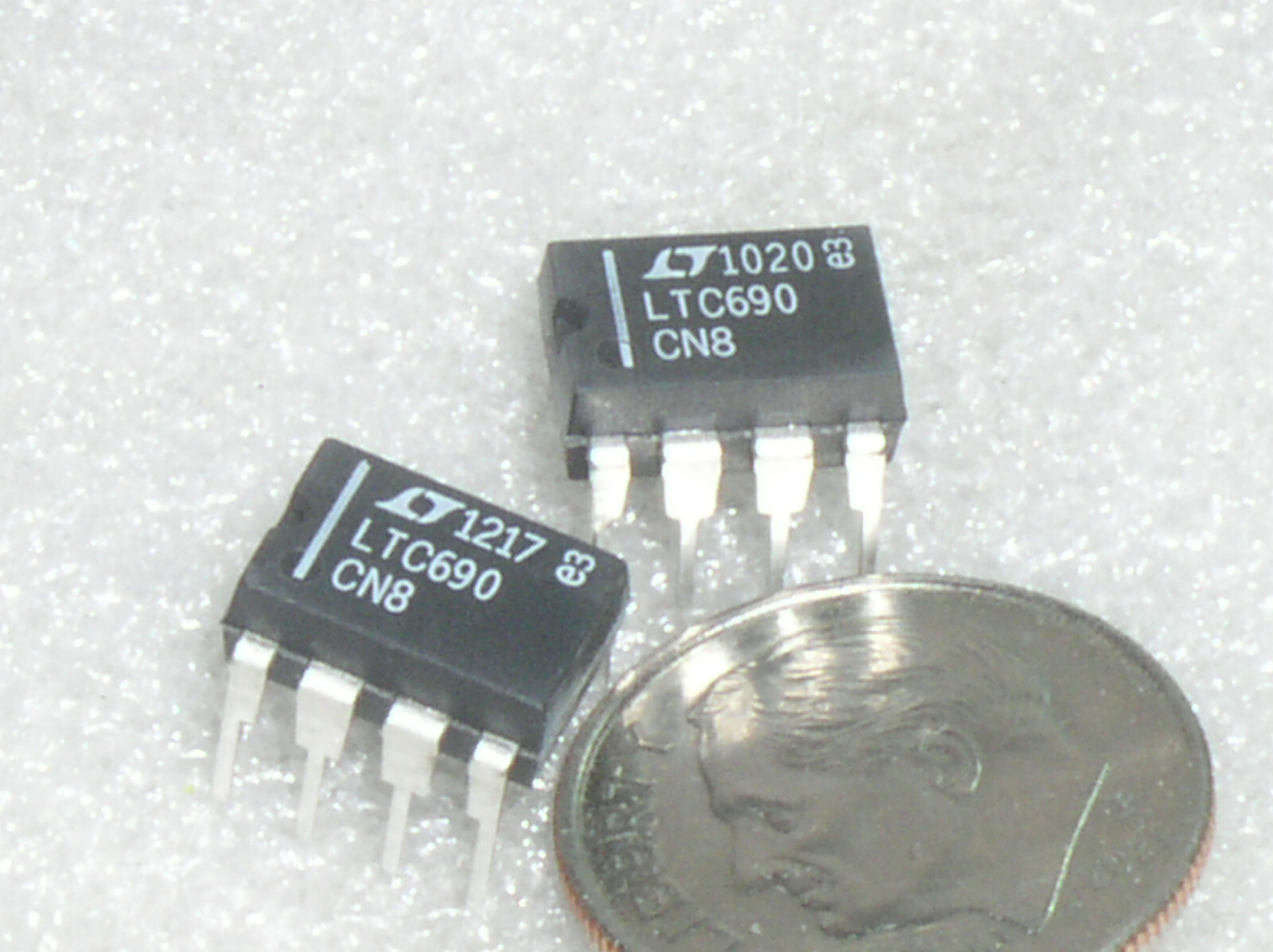 2 LTC690 CN8 LINEAR TECH MICRO PROCESSOR SUPERVISORY RESET 4.65V DIP-8 IC USA
