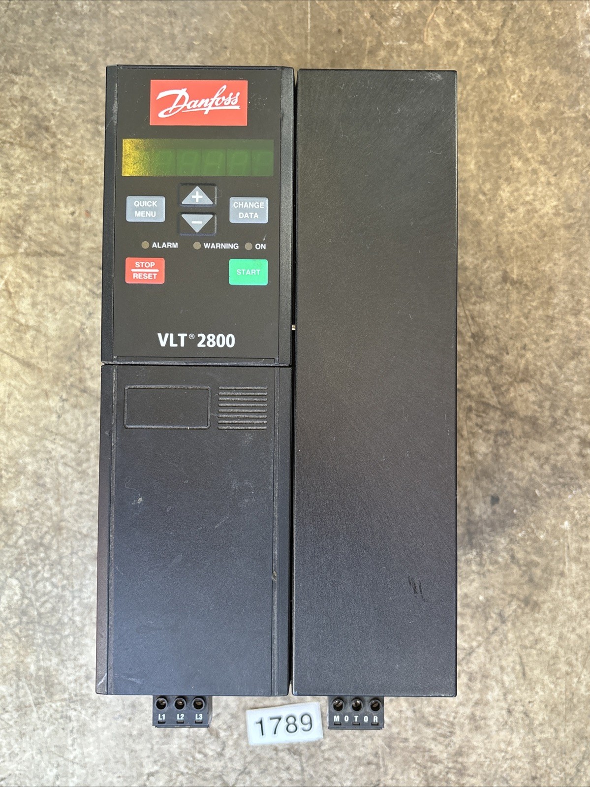 Danfoss 195N1085 VLT 2800 Variable Frequency AC Drive Used Good